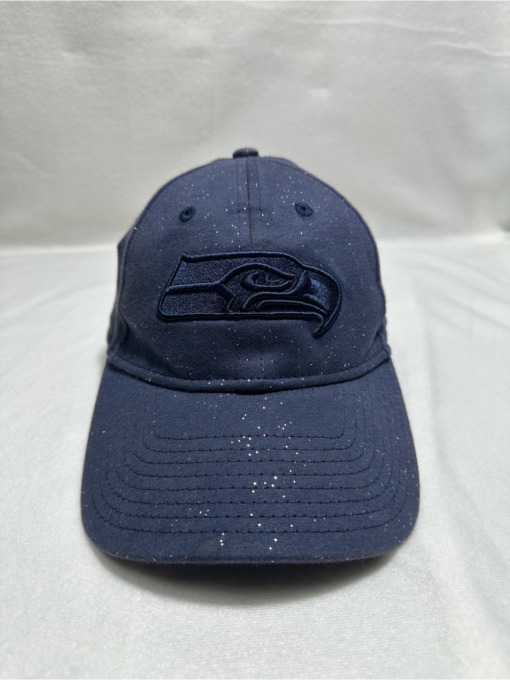 New Era Navy Seattle Seahawks Speckled Logo Cap